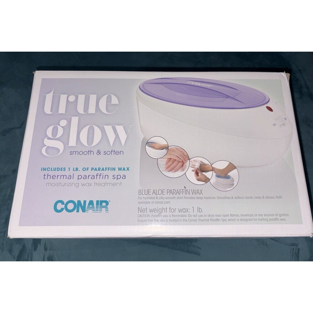 Conair True Glow Paraffin Spa 1 lb Moisturizing Wax Treatment for Hands & Feet